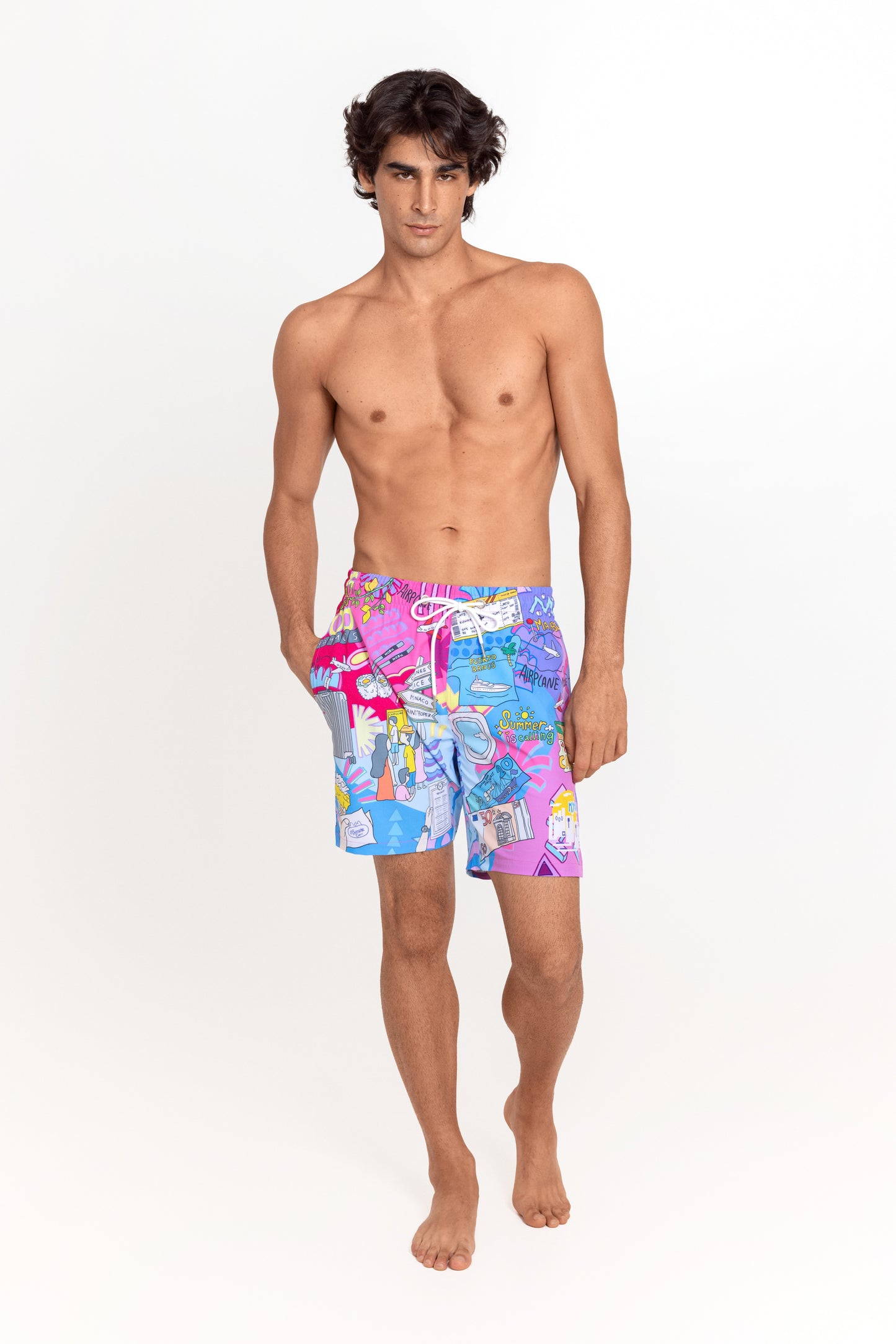 SUMMER VIBES SWIM SHORT
