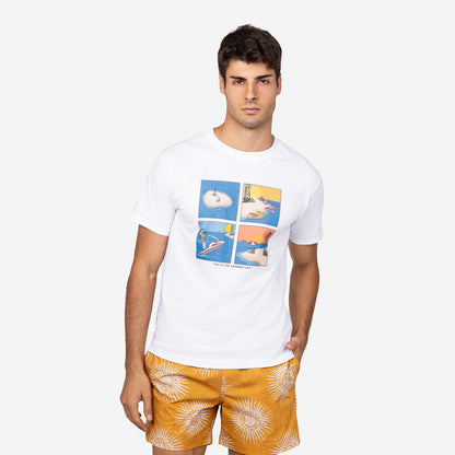 SUMMER LIFE  TSHIRT WHITE