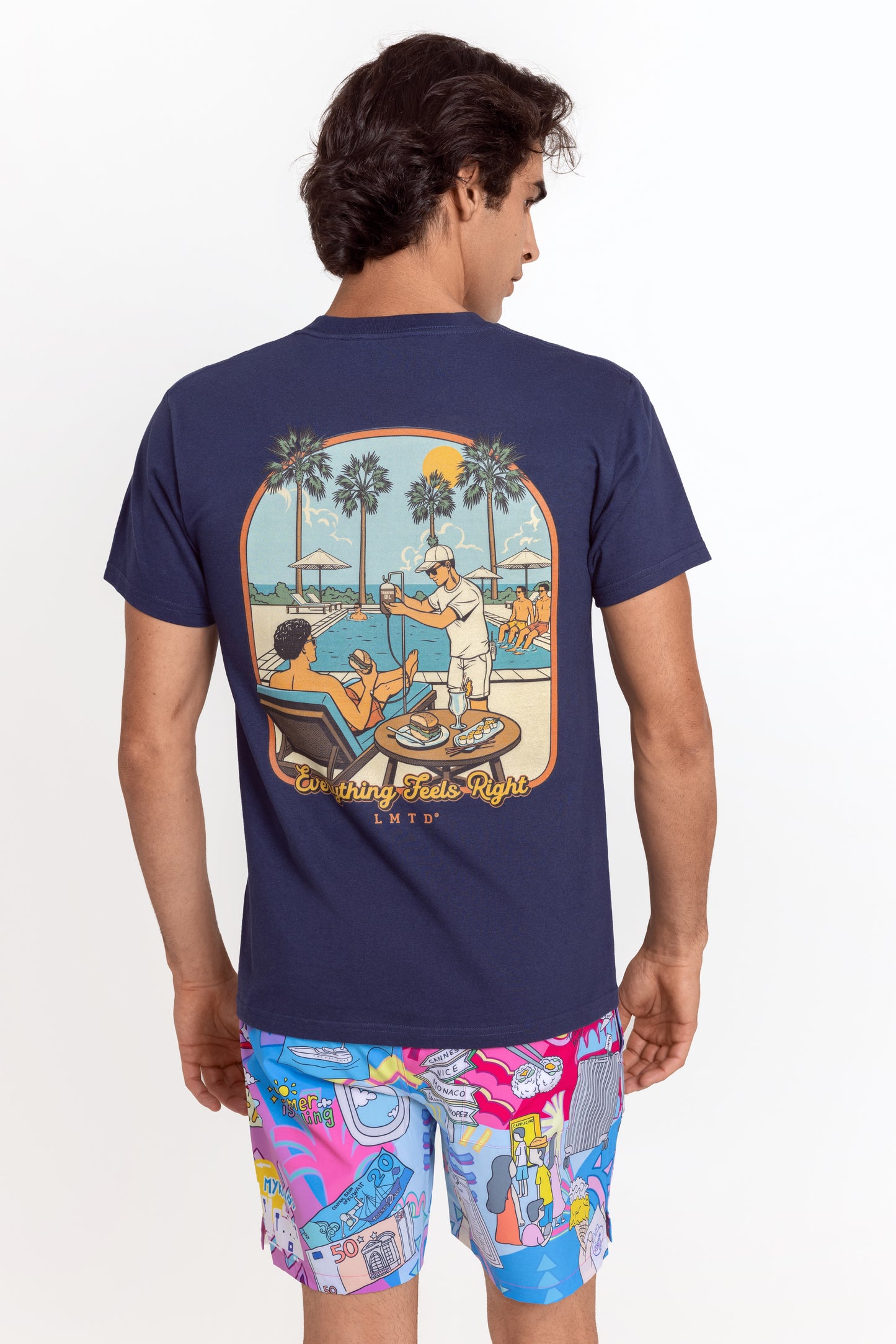 LMTD BEACH CLUB NAVY