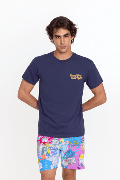 LMTD BEACH CLUB NAVY