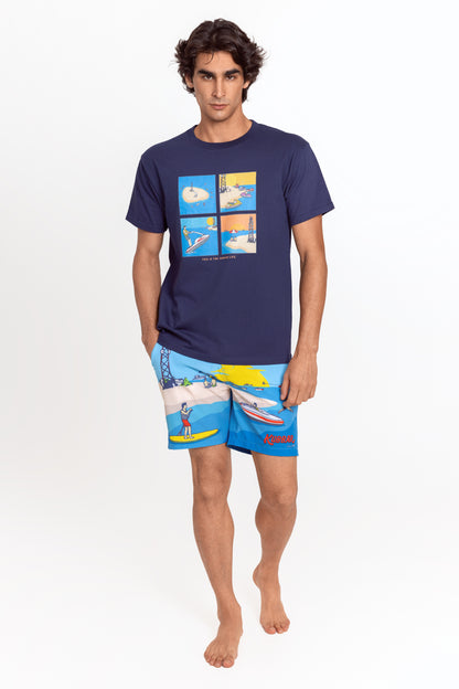 SUMMER LIFE NAVY