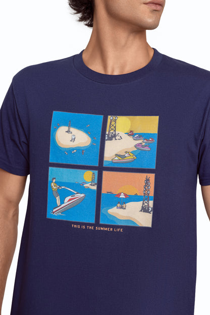 SUMMER LIFE NAVY